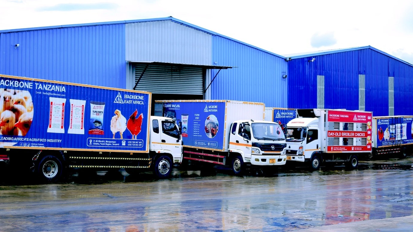 Backbone feed products for poultry and fish farming