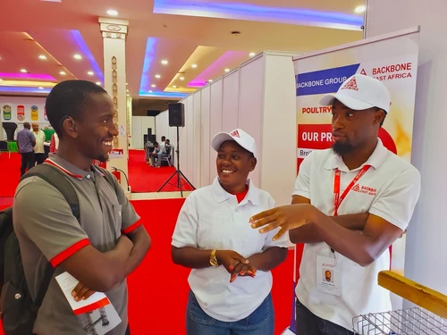 Backbone Tanzania product exhibition